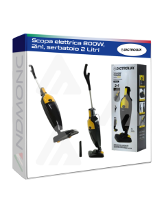 Scopa elettrica 800W, 2in1 serbatoio 2 Litri Dictrolux