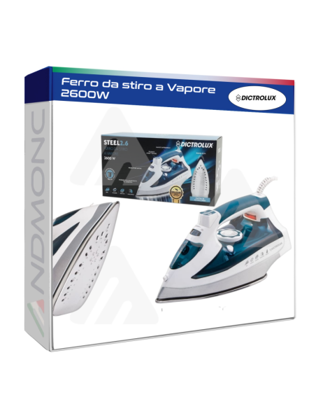 Ferro da stiro a Vapore 2600W Dictrolux