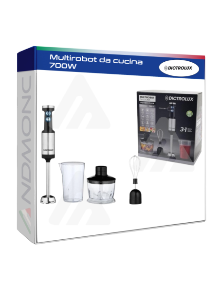 Multirobot da cucina 700W Dictrolux trita, frulla, monta