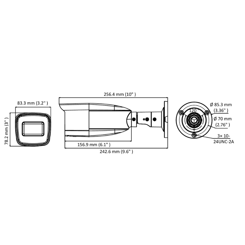 Telecamera di sicurezza HiWatch HWT-B320-VF...
