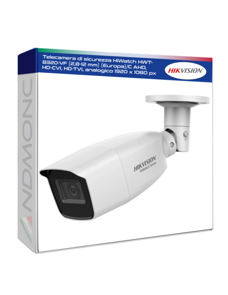 Telecamera di sicurezza HiWatch HWT-B320-VF (2,8-12 mm) (Europa)/C AHD, HD-CVI, HD-TVI, analogico 1920 x 1080 px