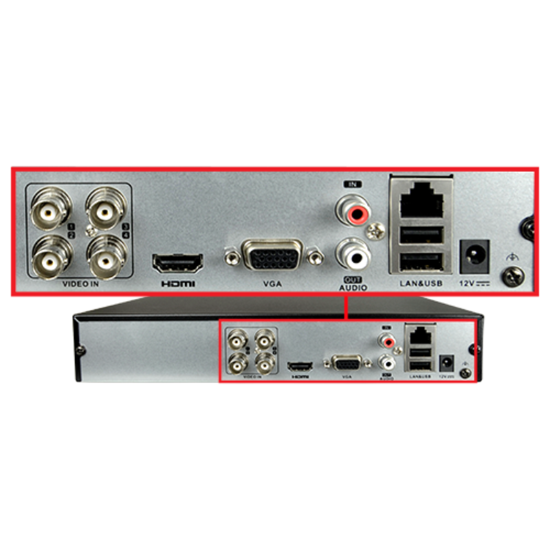 DVR Hikvision 5n1 - HWD-5104M