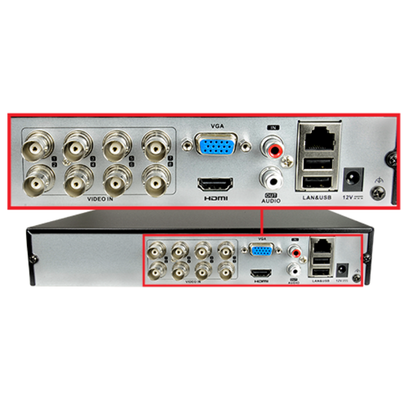 DVR Hikvision 5n1 - HWD-5108M