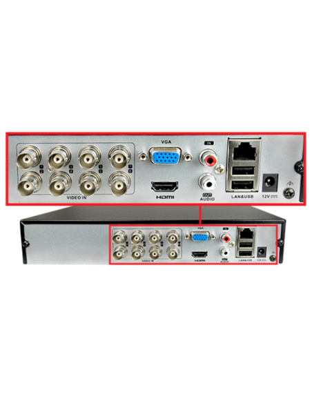 DVR Hikvision 5n1 - HWD-5108M