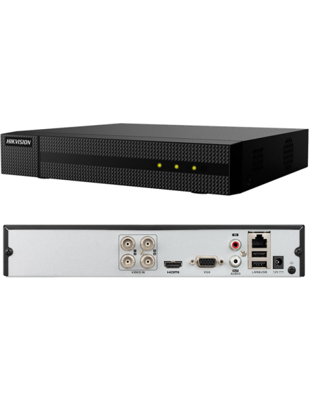 HWD-6104MH-G4 / DVR-4CH-2MP - DVR 5 in 1 a 4 canali, fino a 4 Mpx, H.265+ - Hikvision Hiwatch