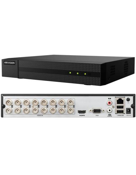 HWD-6116MH-G4 - DVR a 16 canali, 5 in 1, fino a 4Mpx, H265+ - Hikvision Hiwatch