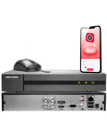 DVR ibrido: Hikvision Hiwatch WYP HWD-7104MH-G2