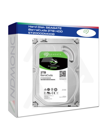 Hard Disk SEAGATE BarraCuda 2TB HDD ST2000DM008