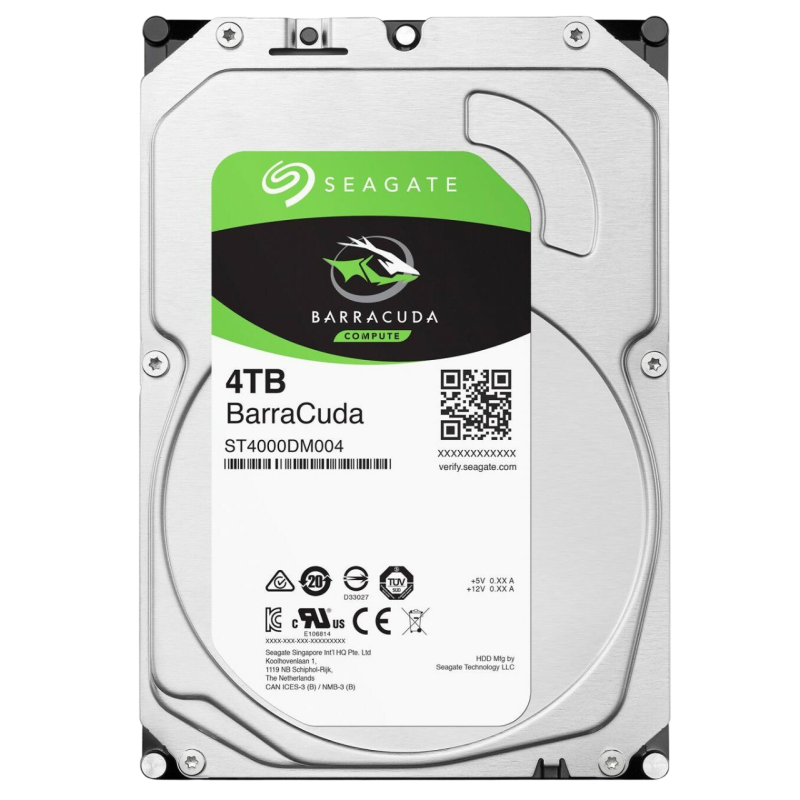 Hard Disk SEAGATE BarraCuda HDD 4TB ST4000DM004