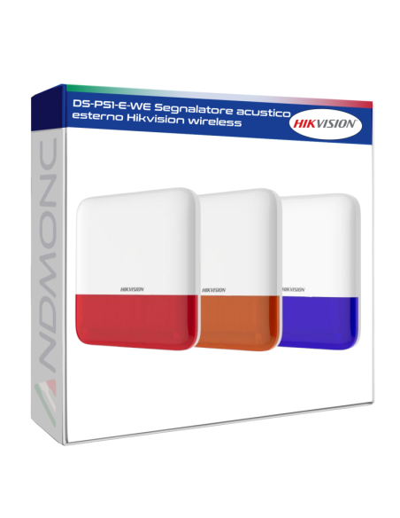 DS-PS1-E-WE Segnalatore acustico esterno, Sirena Hikvision wireless