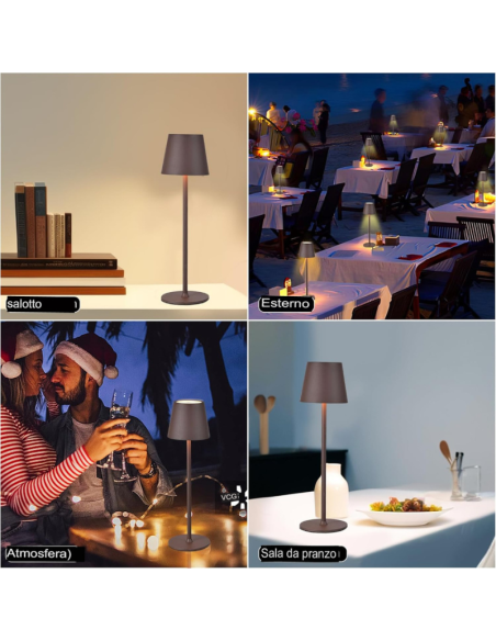 2x lampada-da-tavolo-touch-dimmerabile-led-usb-marrone