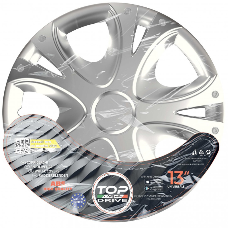 COPRICERCHI ABS DYNAMIC 4pz.