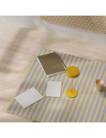 Lampada Da Tavolo Senza Fili touch Dimmerabile Giallo