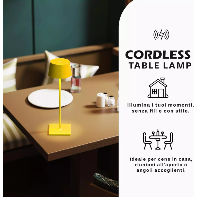 Lampada da Tavolo Touch Dimmerabile senza fili...