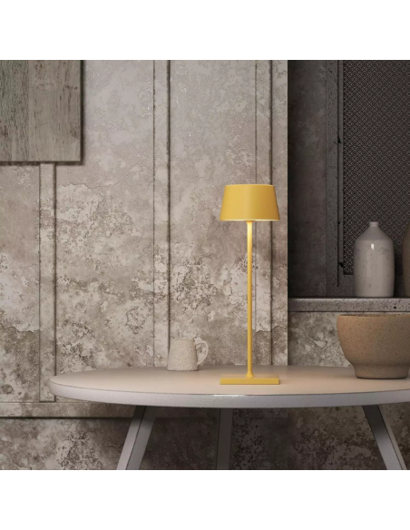 Lampada da Tavolo Touch Dimmerabile senza fili Giallo