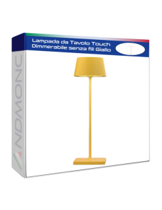 Lampada da Tavolo Touch Dimmerabile senza fili Giallo
