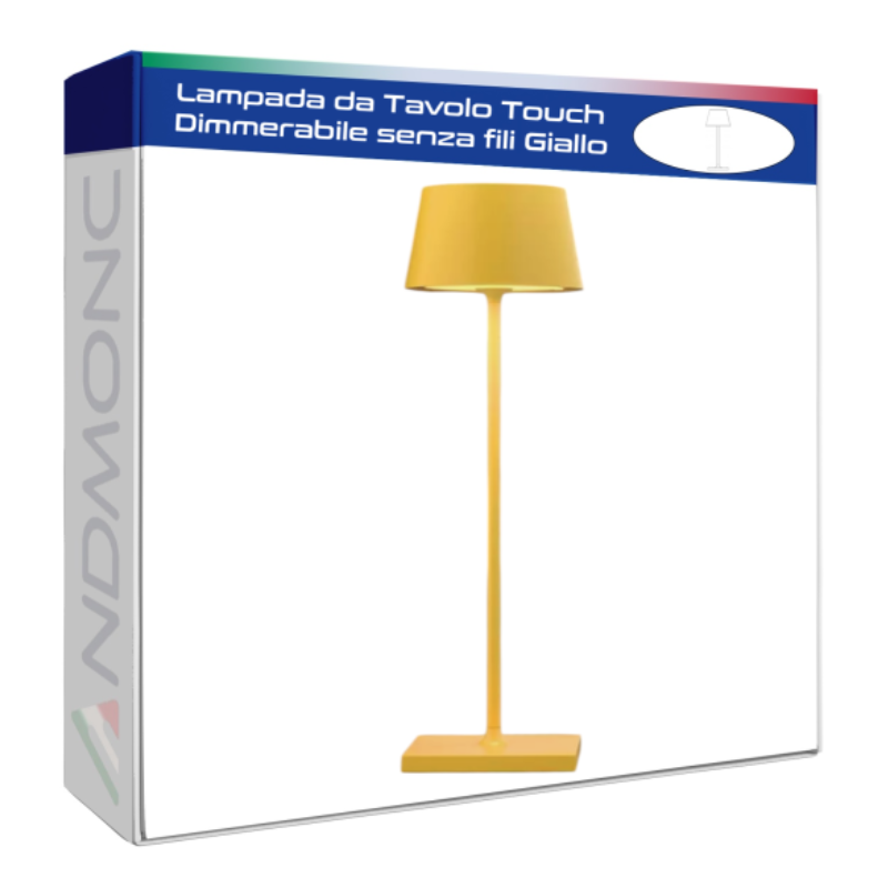 Lampada da Tavolo Touch Dimmerabile senza fili Giallo