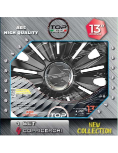 COPRICERCHI BLACK ROYAL 4pz. 2