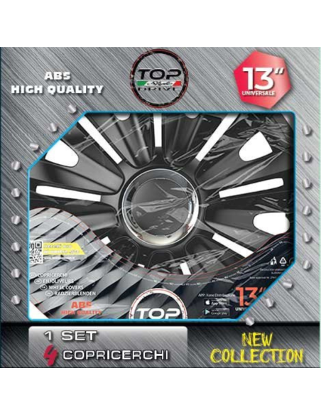 COPRICERCHI BLACK ROYAL 4pz.