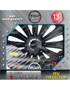 COPRICERCHI BLACK TREND 4pz. 2