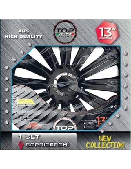 COPRICERCHI CRAFT RC BLACK 4pz.