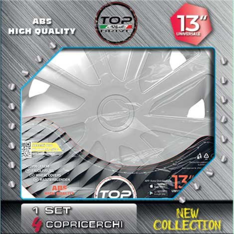 COPRICERCHI CRAFT RC SILVER 4pz.