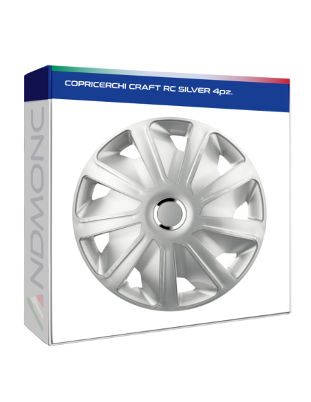 COPRICERCHI CRAFT RC SILVER 4pz.