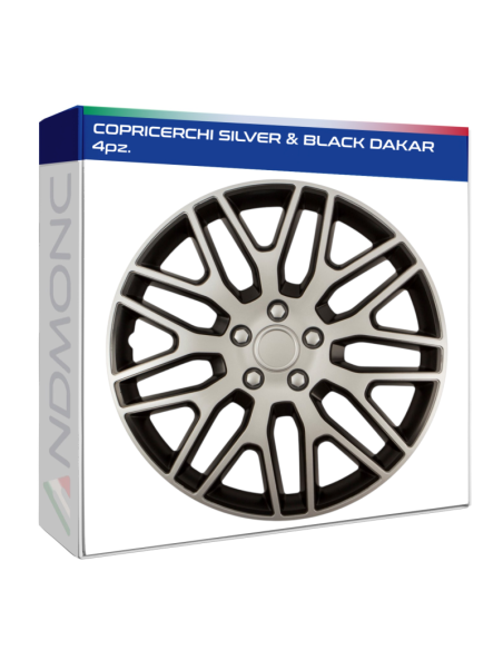 COPRICERCHI SILVER & BLACK DAKAR 4pz.