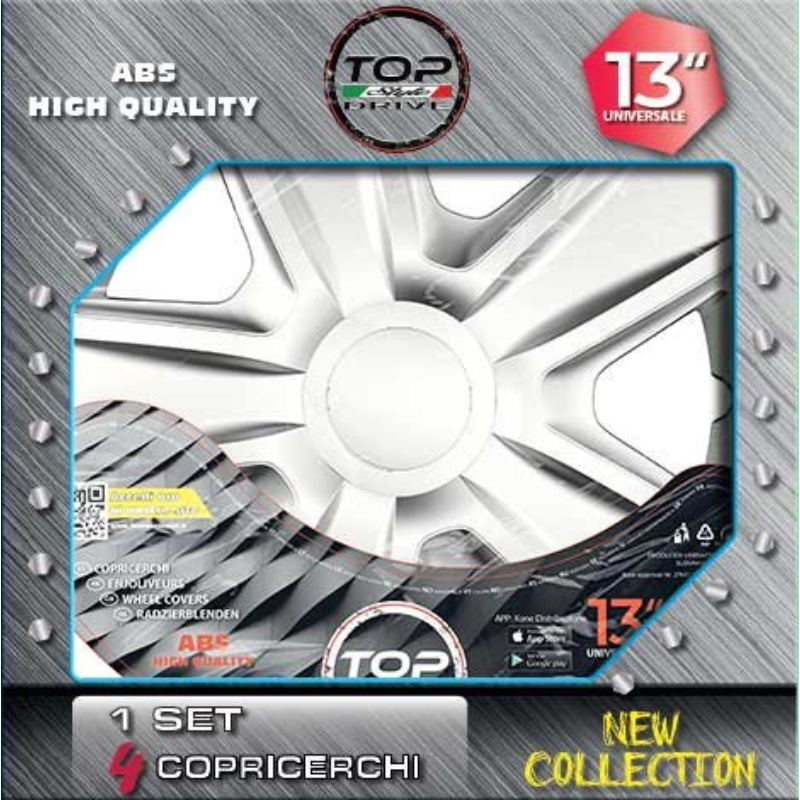 COPRICERCHI SILVER ESPRIT 4pz.