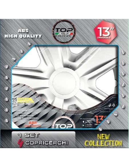 COPRICERCHI SILVER ESPRIT 4pz.