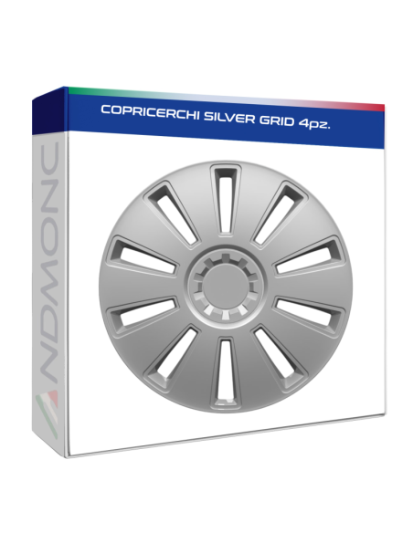 COPRICERCHI SILVER GRID 4pz.