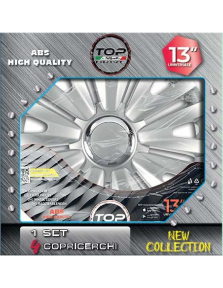 COPRICERCHI SILVER ROYAL 4pz.