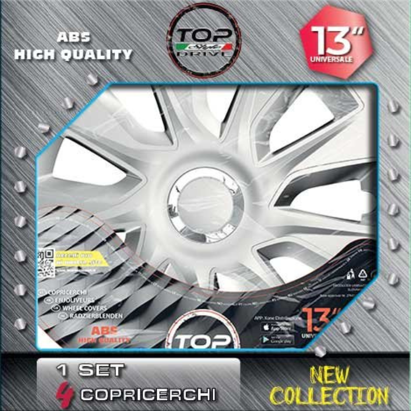 COPRICERCHI SILVER STRATOS 4pz.