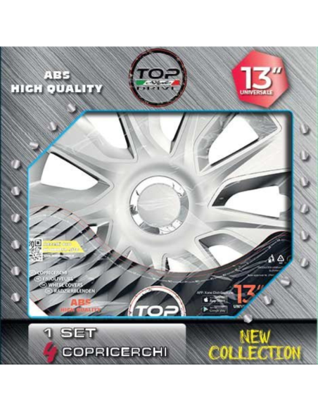 COPRICERCHI SILVER STRATOS 4pz.