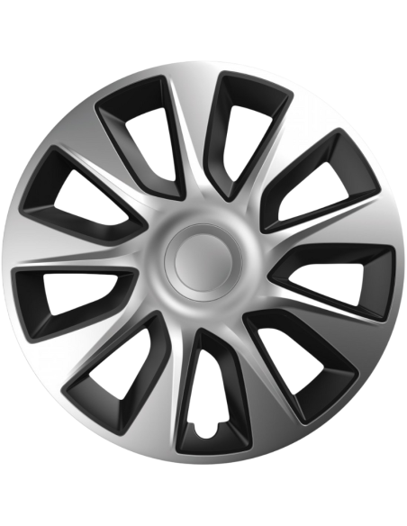 COPRICERCHI STRATOS SILVER & BLACK 4pz.