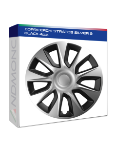 COPRICERCHI STRATOS SILVER & BLACK 4pz.