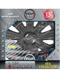 COPRICERCHIO AVIATOR RC BLACK 4pz. 2