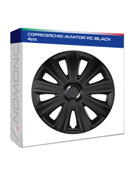 COPRICERCHIO AVIATOR RC BLACK 4pz.