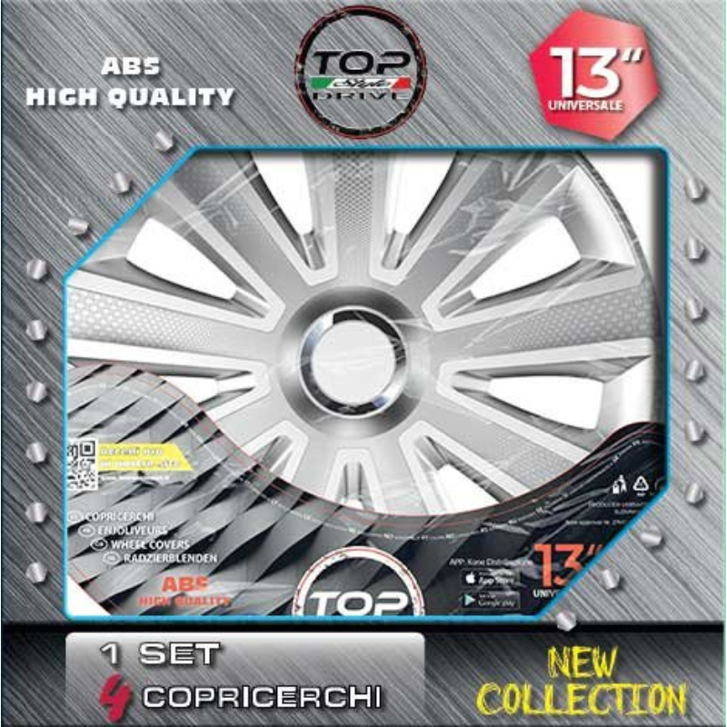 COPRICERCHIO AVIATOR RC SILVER 4pz.