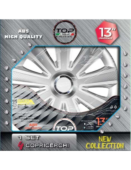 COPRICERCHIO AVIATOR RC SILVER 4pz.