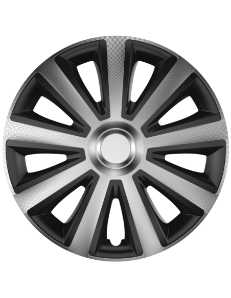 COPRICERCHIO AVIATOR SILVER & BLACK 4pz.