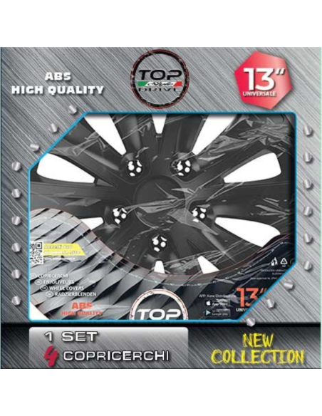 COPRICERCHIO RAPIDE NC BLACK 4pz.