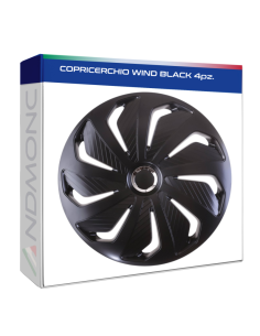 COPRICERCHIO WIND BLACK 4pz.