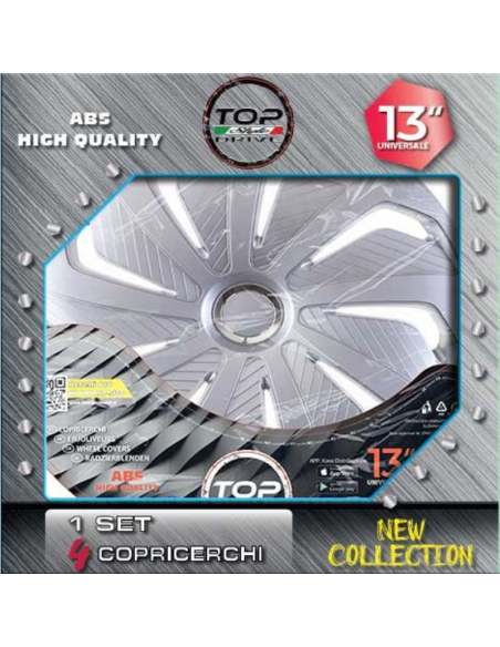 COPRICERCHIO WIND SILVER 4pz.