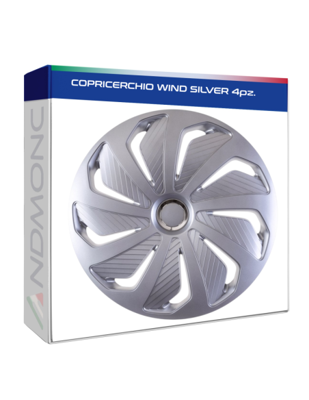 COPRICERCHIO WIND SILVER 4pz.
