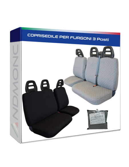 Coprisedile per FURGONI 3 Posti