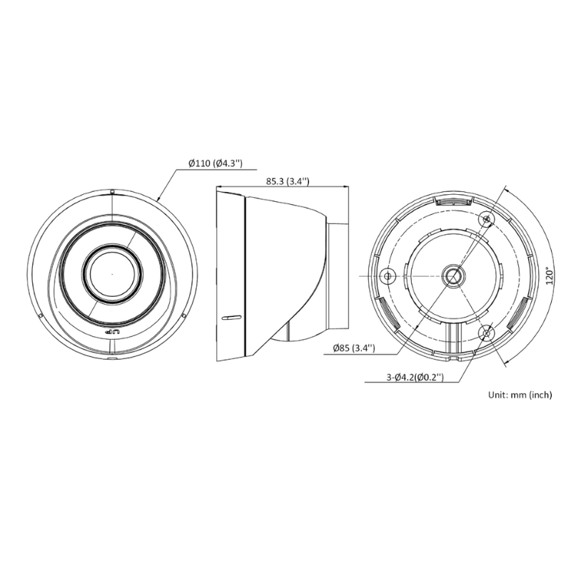 DS-2CD1323G2-I HikVision Telecamera di rete a...