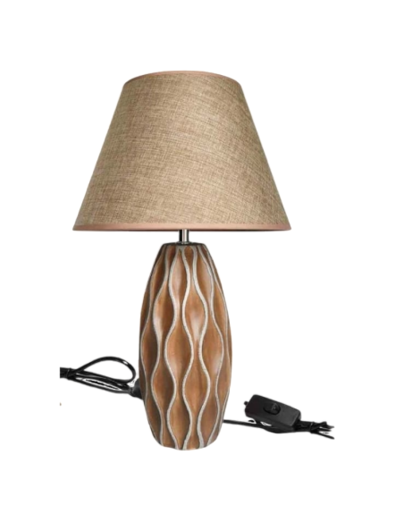 Lampada da Tavolo ceramica, due Colori