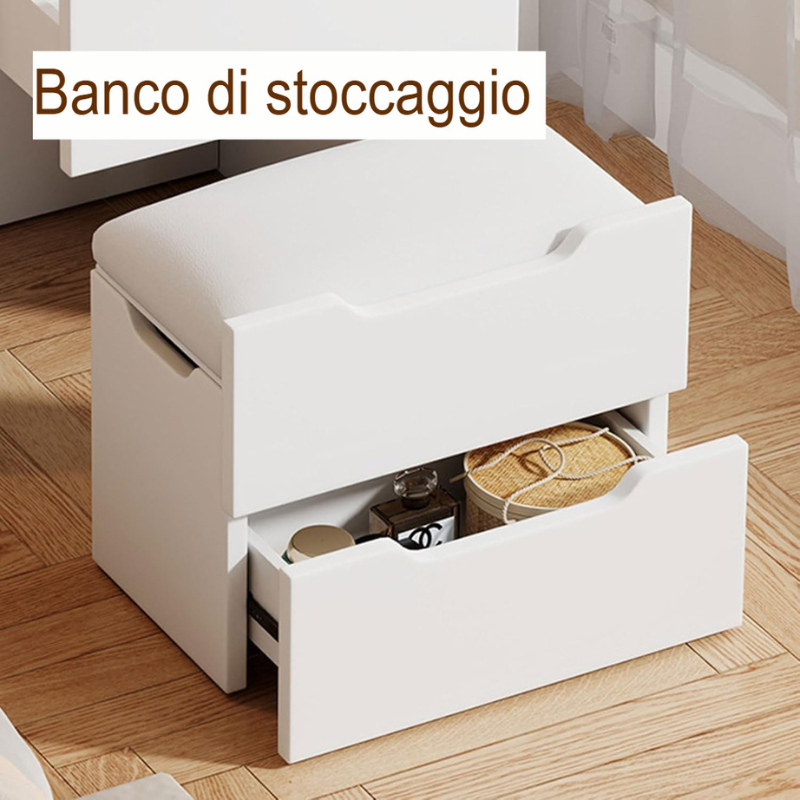 Postazione da trucco Compatto 3 in 1 con...