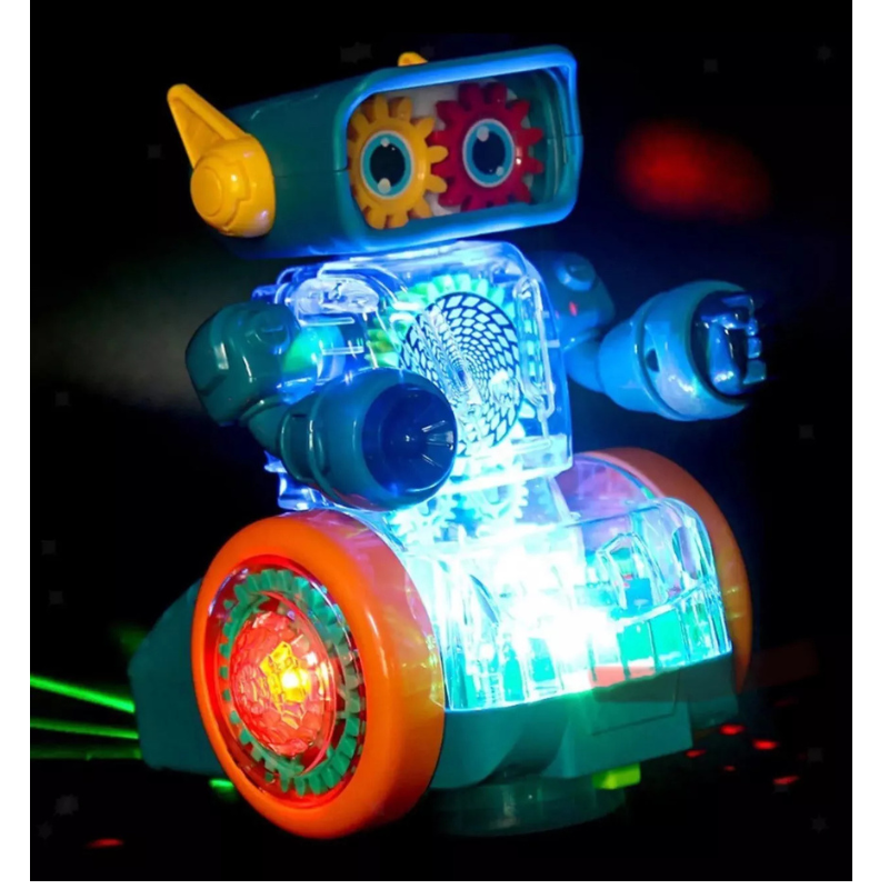 Giocattolo robot Rotante con ingranaggi...